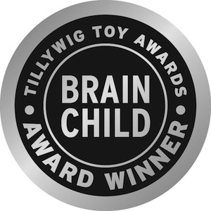 brain child tillywig toy award logo